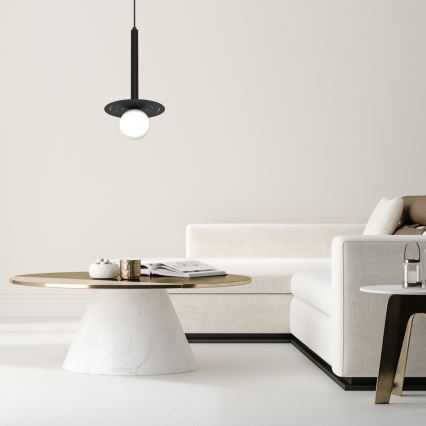 Chandelier on a string FUTURA 1xG9/7W/230V black