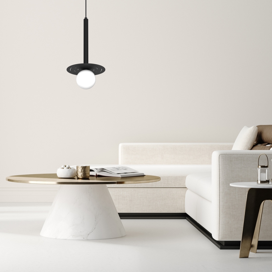 Chandelier on a string FUTURA 1xG9/7W/230V black