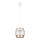 Chandelier on a string GABI 1xE27/60W/230V golden/white d. 20 cm