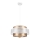 Chandelier on a string GABI 1xE27/60W/230V golden/white d. 40 cm
