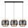 Chandelier on a string GABI 3xE27/60W/230V golden/black