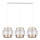 Chandelier on a string GABI 3xE27/60W/230V golden/white