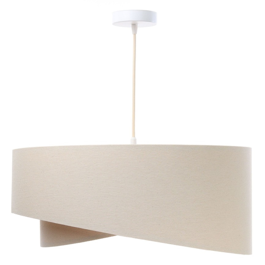 Chandelier on a string GALAXY 1xE27/60W/230V beige