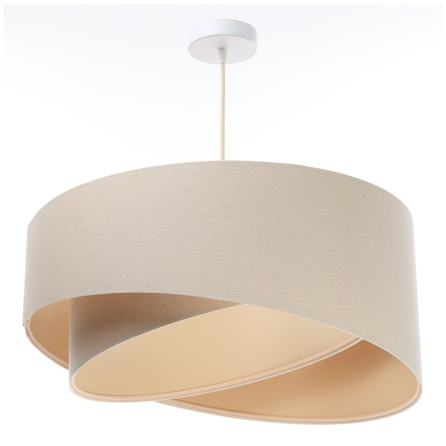 Chandelier on a string GALAXY 1xE27/60W/230V beige
