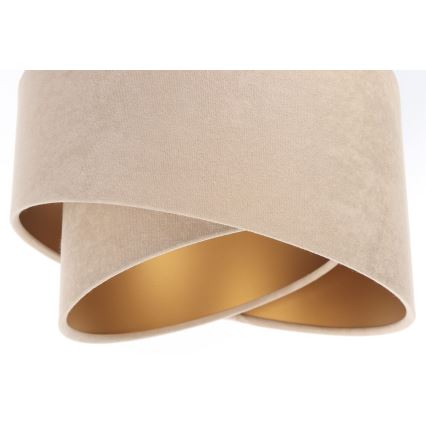 Chandelier on a string GALAXY 3xE27/60W/230V beige/gold