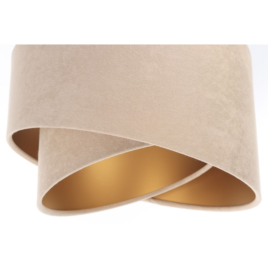 Chandelier on a string GALAXY 3xE27/60W/230V beige/gold