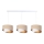 Chandelier on a string GALAXY 3xE27/60W/230V beige/white/gold