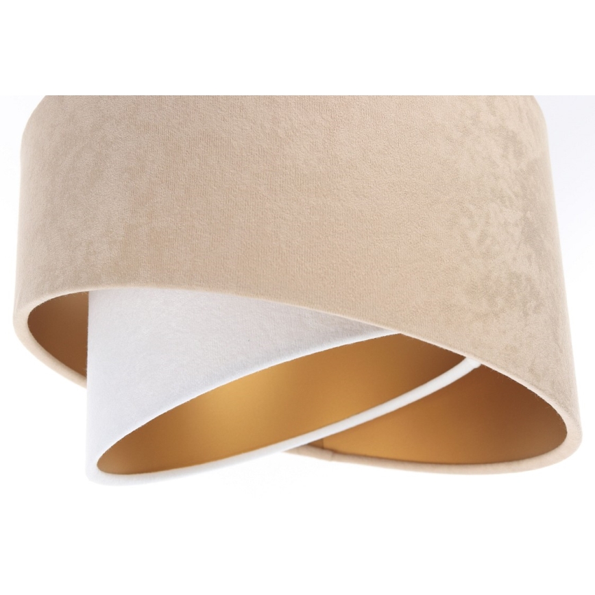 Chandelier on a string GALAXY 3xE27/60W/230V beige/white/gold