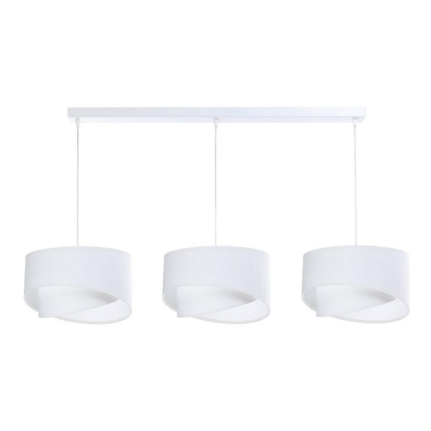 Chandelier on a string GALAXY 3xE27/60W/230V white