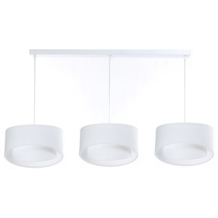 Chandelier on a string GALAXY 3xE27/60W/230V white
