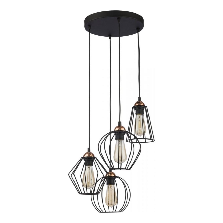 Chandelier on a string GALAXY 4xE27/60W/230V