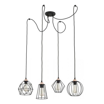 Chandelier on a string GALAXY 4xE27/60W/230V spider