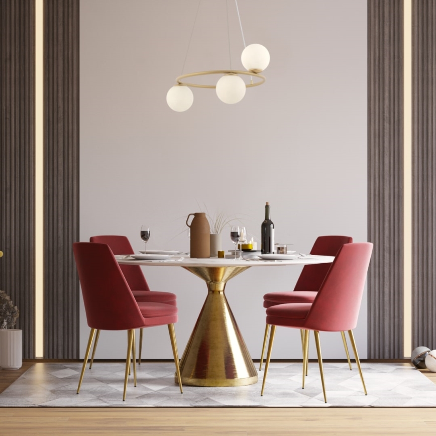 Chandelier on a string GAMA 3xG9/12W/230V gold