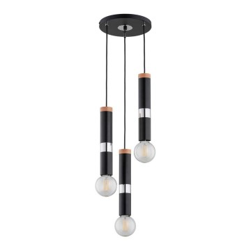 Chandelier on a string GAMBIT 3xE27/60W/230V
