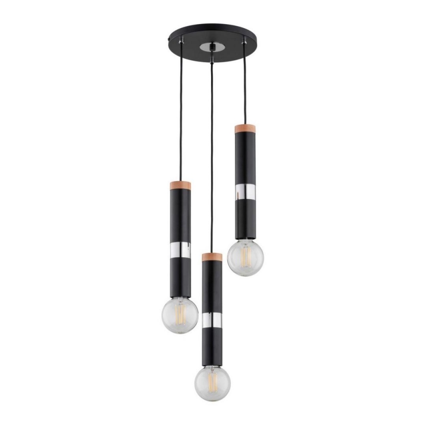 Chandelier on a string GAMBIT 3xE27/60W/230V