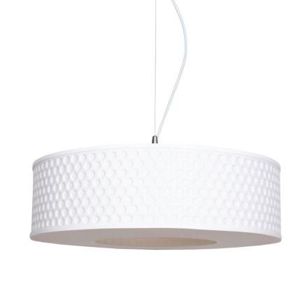Chandelier on a string GARDA 1xE27/60W/230V d. 40 cm white