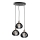 Chandelier on a string GEM 3xE27/60W/230V