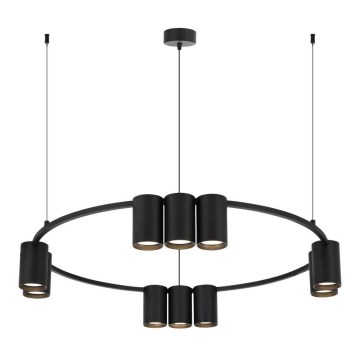 Chandelier on a string GENESIS 10xGU10/8W/230V black