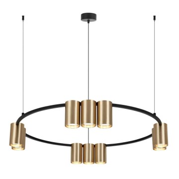 Chandelier on a string GENESIS 10xGU10/8W/230V gold