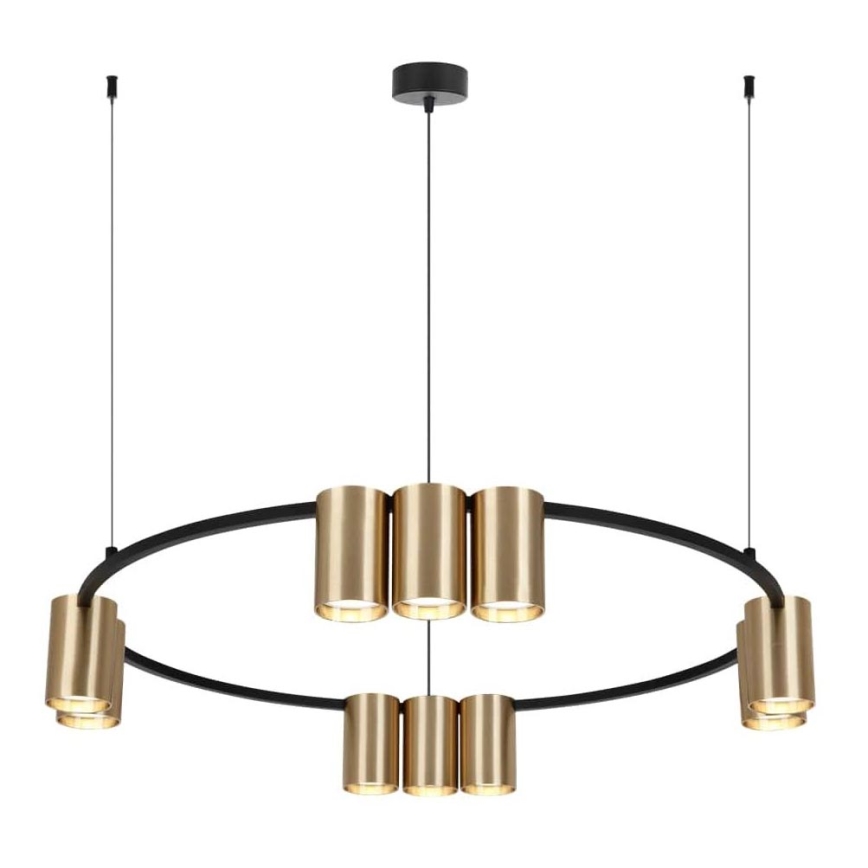 Chandelier on a string GENESIS 10xGU10/8W/230V gold