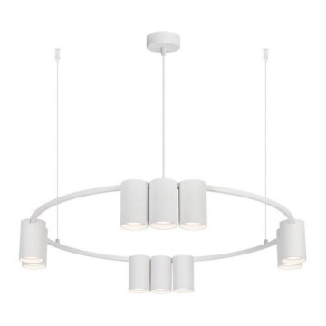 Chandelier on a string GENESIS 10xGU10/8W/230V white