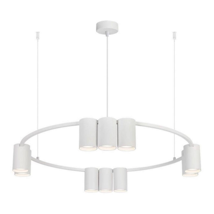 Chandelier on a string GENESIS 10xGU10/8W/230V white