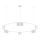 Chandelier on a string GENESIS 15xGU10/8W/230V white