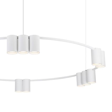 Chandelier on a string GENESIS 15xGU10/8W/230V white