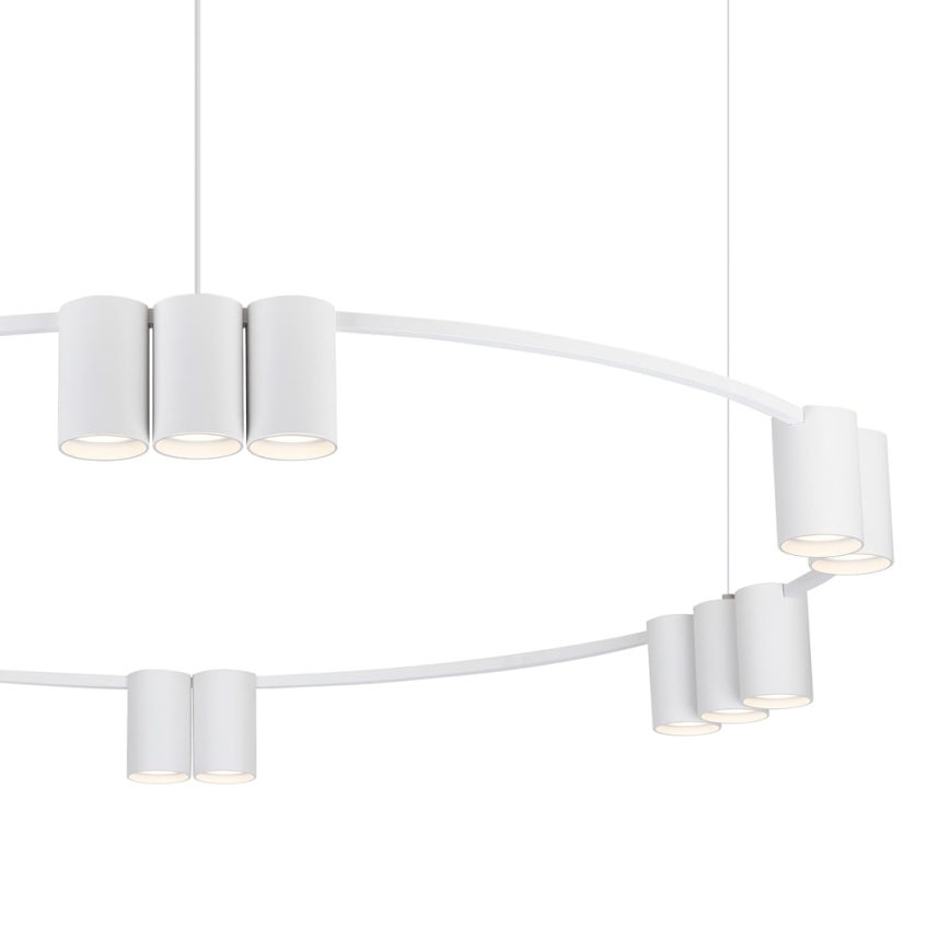 Chandelier on a string GENESIS 15xGU10/8W/230V white