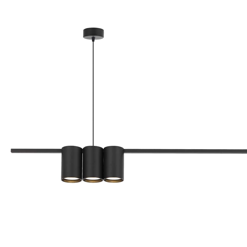 Chandelier on a string GENESIS 5xGU10/8W/230V black
