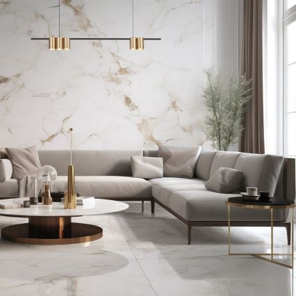 Chandelier on a string GENESIS 5xGU10/8W/230V gold