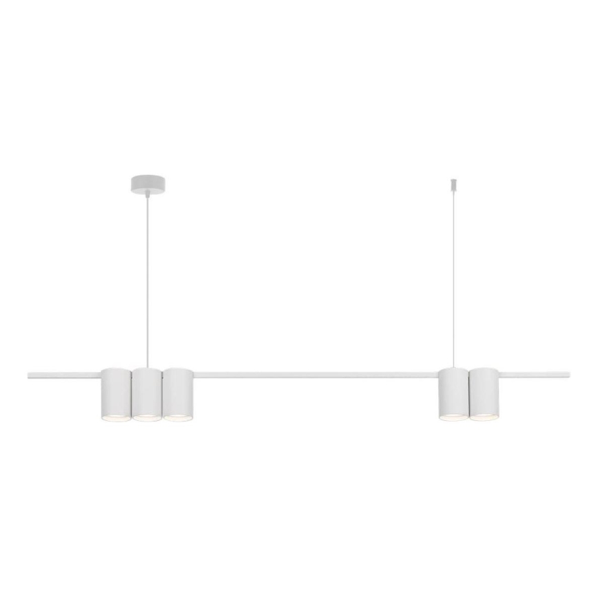 Chandelier on a string GENESIS 5xGU10/8W/230V white