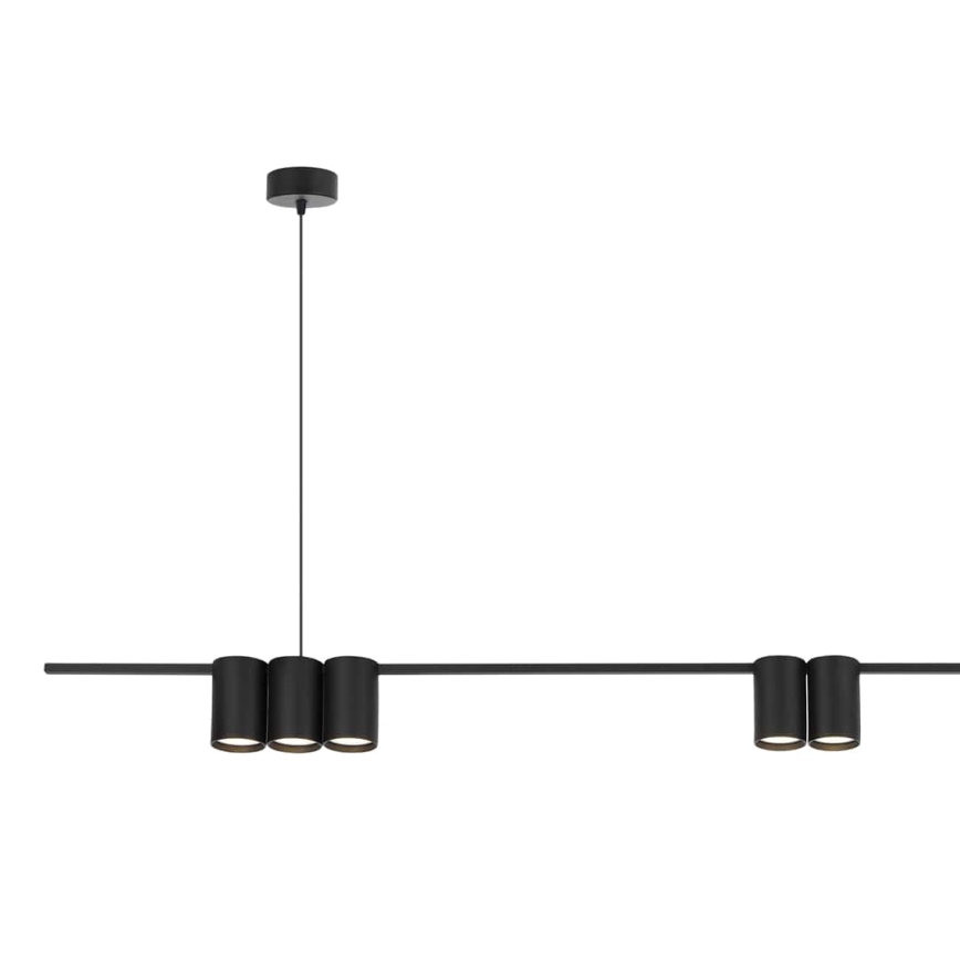 Chandelier on a string GENESIS 7xGU10/8W/230V black