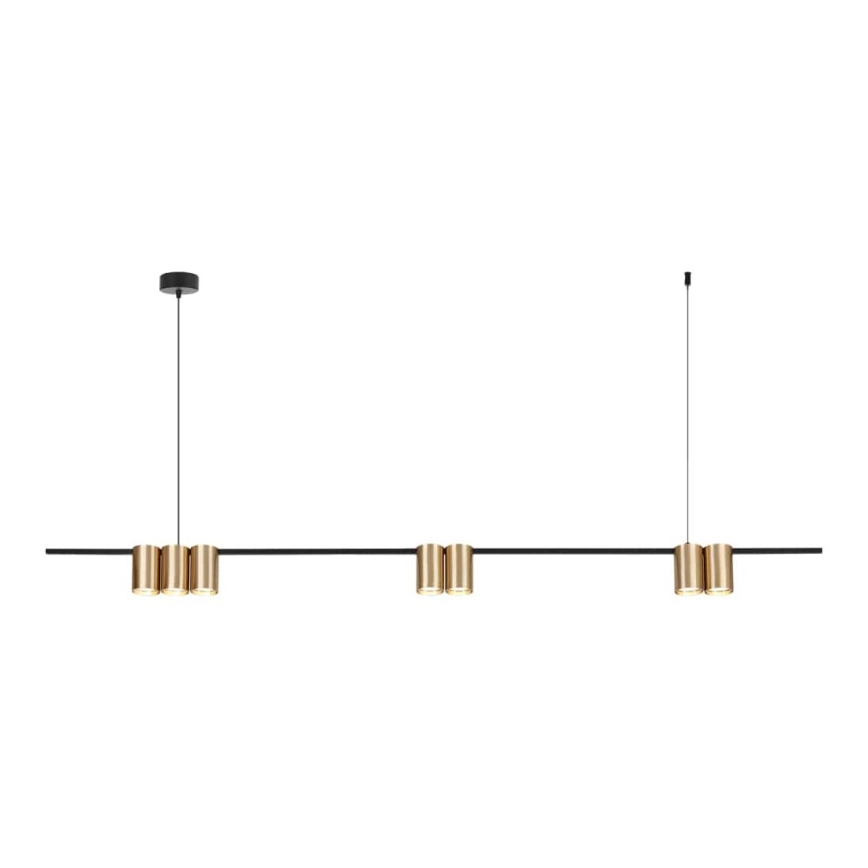 Chandelier on a string GENESIS 7xGU10/8W/230V gold