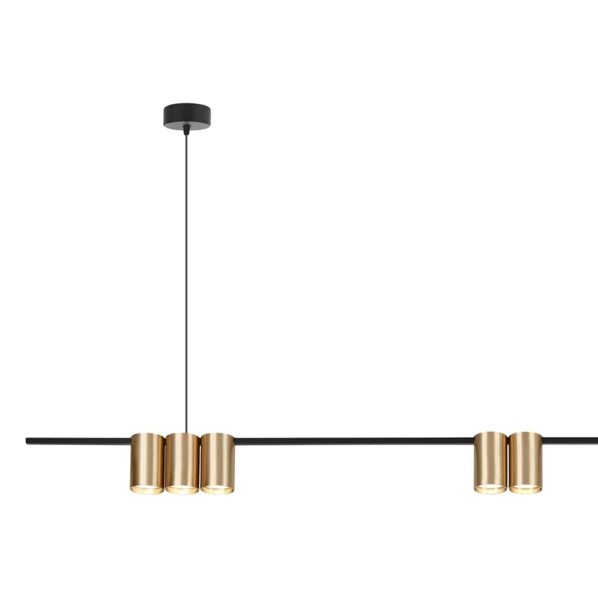 Chandelier on a string GENESIS 7xGU10/8W/230V gold