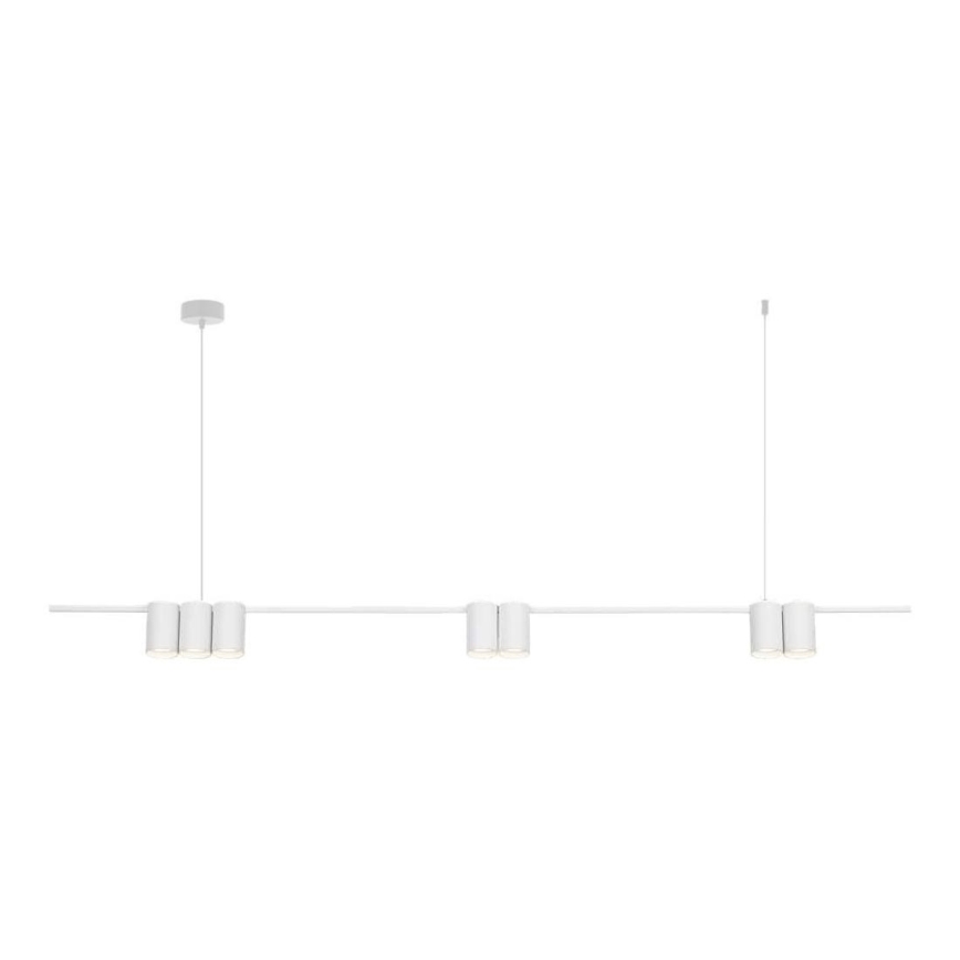 Chandelier on a string GENESIS 7xGU10/8W/230V white