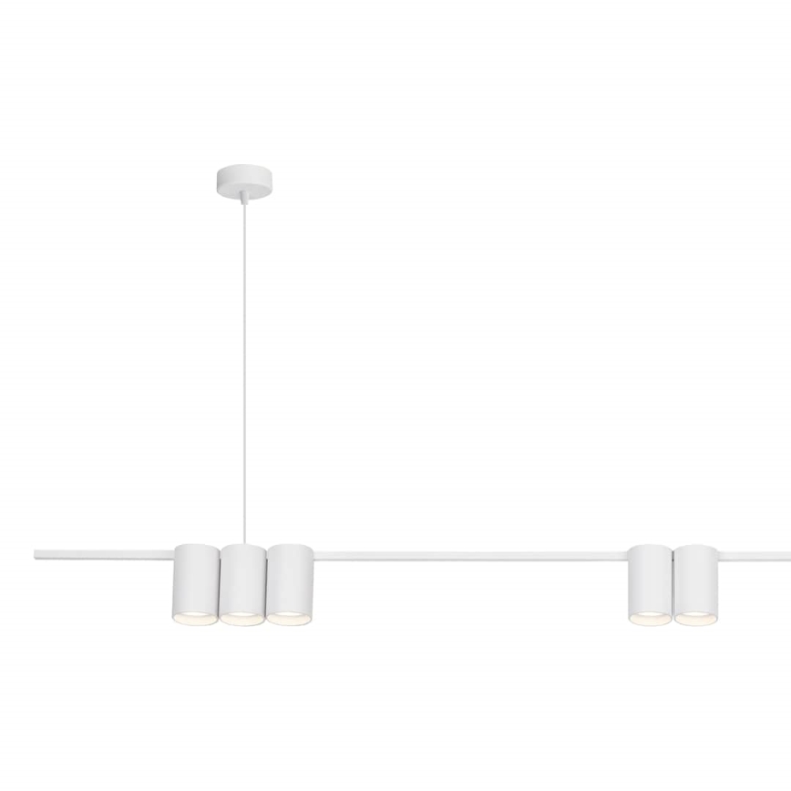 Chandelier on a string GENESIS 7xGU10/8W/230V white