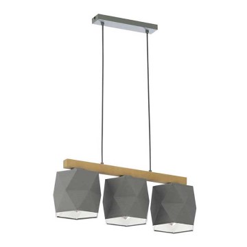 Chandelier on a string GEPPETTO 3xE27/60W/230V