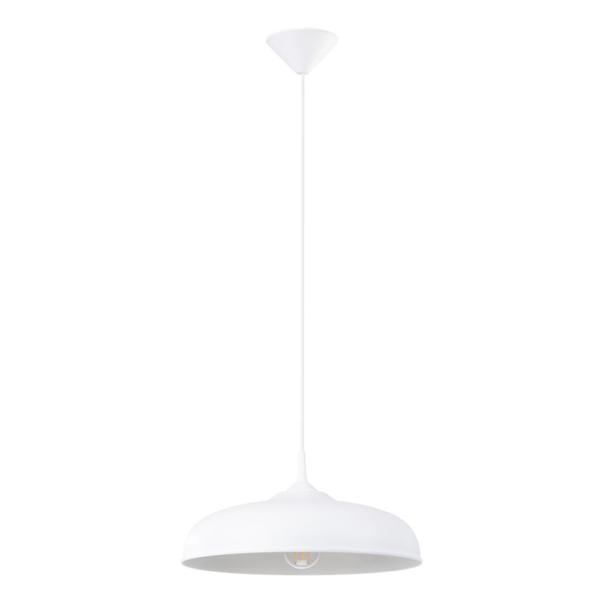 Chandelier on a string GINA 1xE27/15W/230V d. 38 cm white