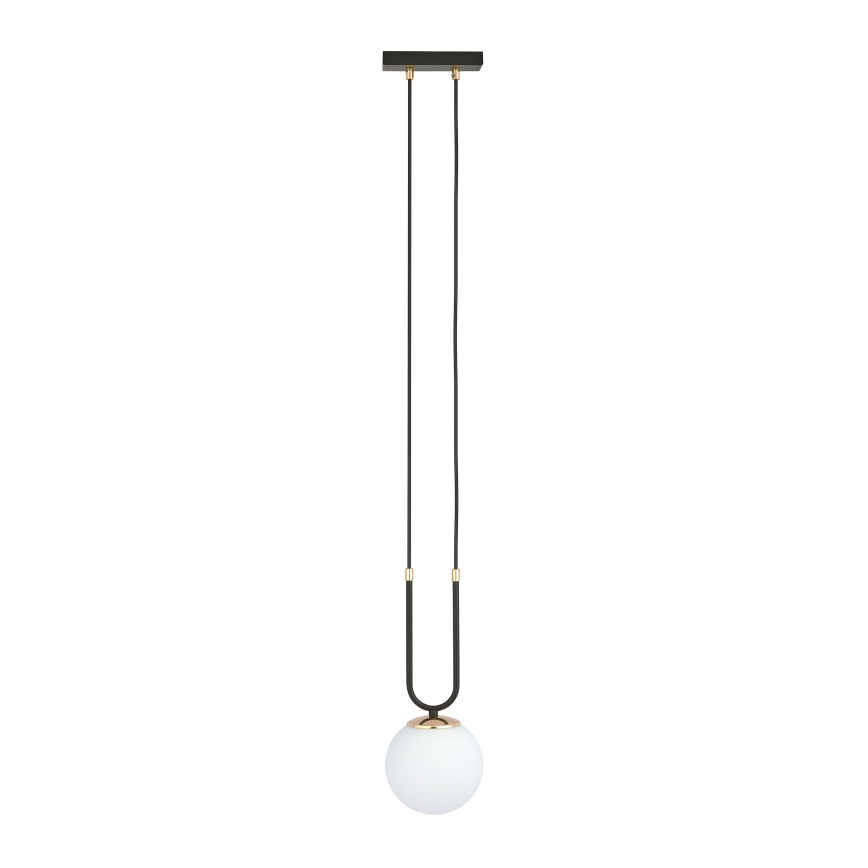 Chandelier on a string GLAM 1xE14/10W/230V black