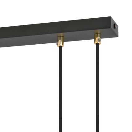 Chandelier on a string GLAM 3xE14/10W/230V black