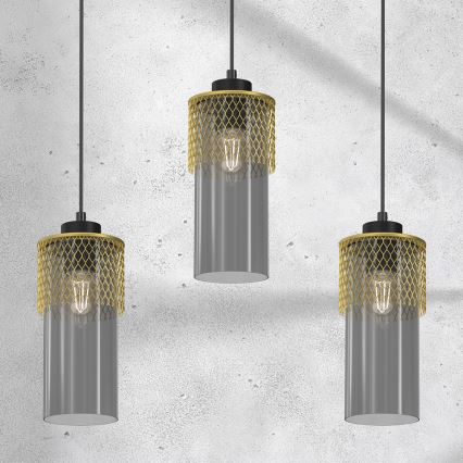 Chandelier on a string GLAM 3xE27/60W/230V