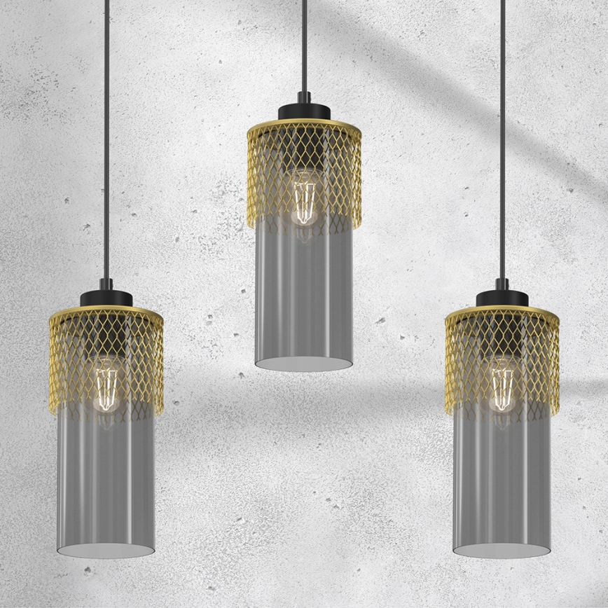 Chandelier on a string GLAM 3xE27/60W/230V