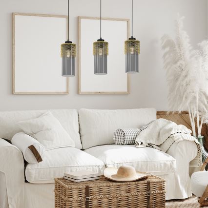 Chandelier on a string GLAM 3xE27/60W/230V