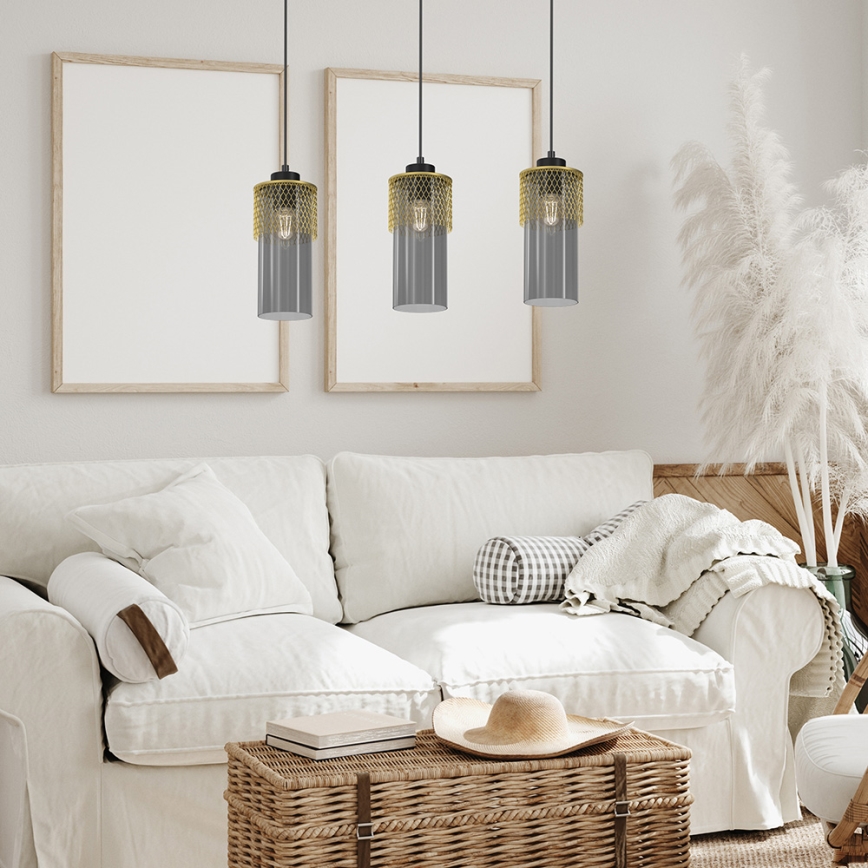 Chandelier on a string GLAM 3xE27/60W/230V