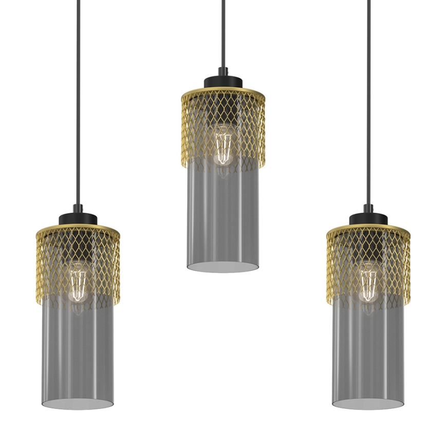 Chandelier on a string GLAM 3xE27/60W/230V