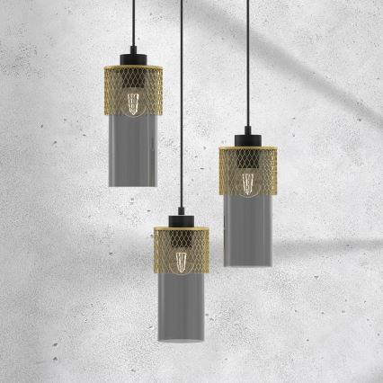 Chandelier on a string GLAM 3xE27/60W/230V