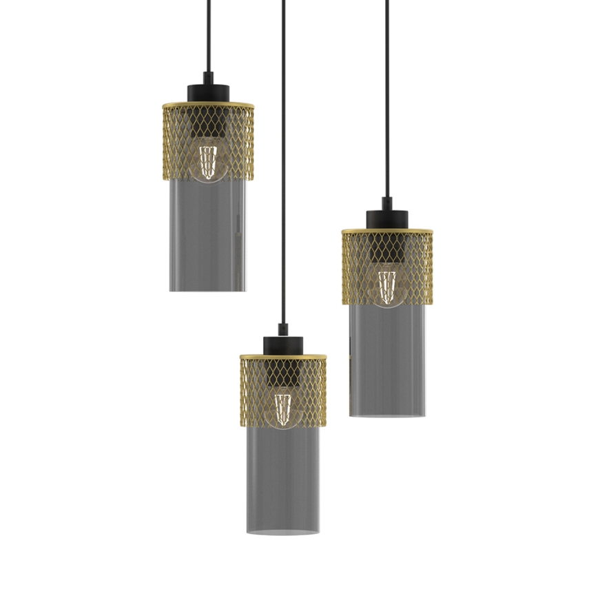 Chandelier on a string GLAM 3xE27/60W/230V