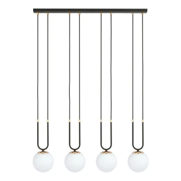 Chandelier on a string GLAM 4xE14/10W/230V black