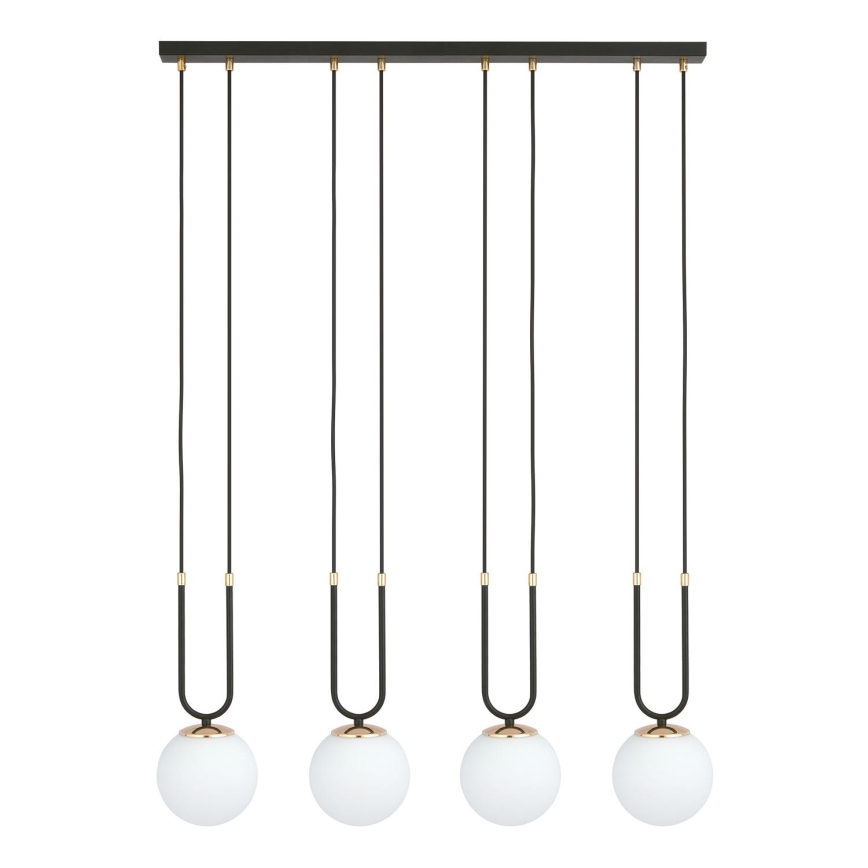 Chandelier on a string GLAM 4xE14/10W/230V black